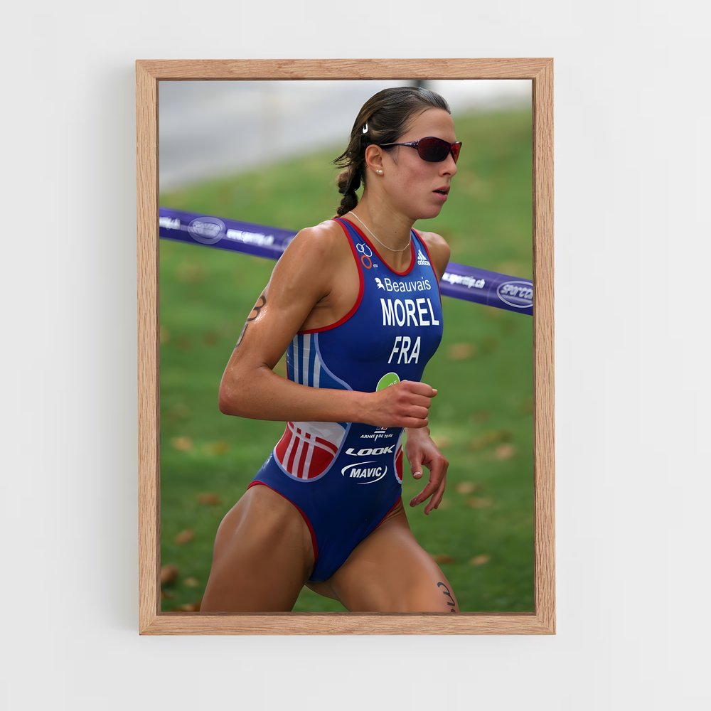 Poster Triathlon en Action – affiche Athlétisme (vue 4)